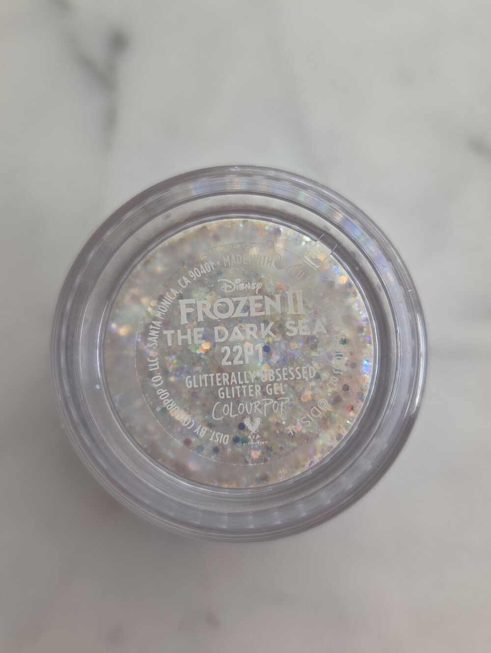 Discontinued Colourpop Frozen II Glitterally Obsessed Face Glitter - Picture 3 of 5